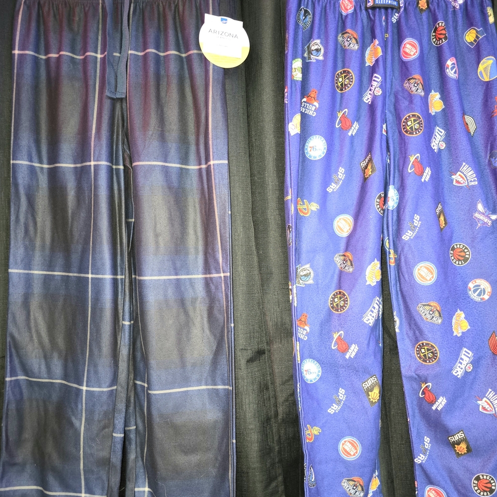2 Pairs Pajama Pants Size Youth Medium